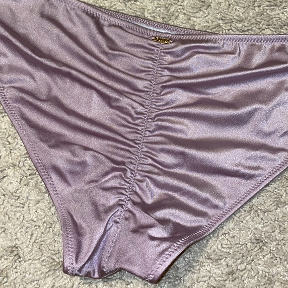 (👙) PINK VICTORIA'S SECRET : Lavender, Mini Bikini Bottoms. (M) - Picture 5 of 5